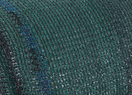 Zichtbreeknet | Zichtdoek | Privacynet | Schaduwdoek | Rol 1,5 x 10 m | 63 % Schaduw | 65g/m² | Groen