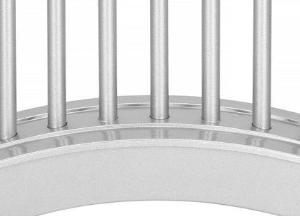 LED Kaarsenbrug | Batterijen | Zilver | Warm Wit