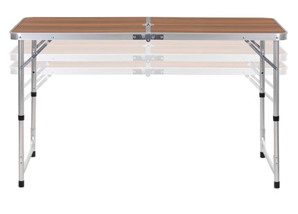 Picknick Tafel Met Bankjes - Campingtafel - Campingset - Biertafel - Horeca -Tafel - Stoelen - Opvouwbaar - Zwart -  120 x 60 x 55 cm