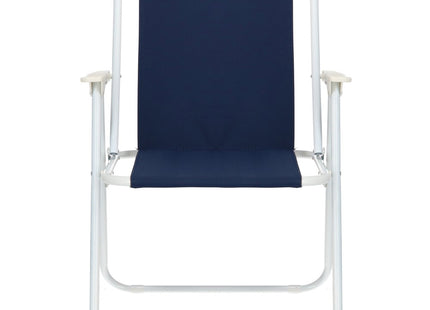Campingstoel | Kampeerstoel | Vouwstoel | Visstoel | Inklapbaar | Marineblauw