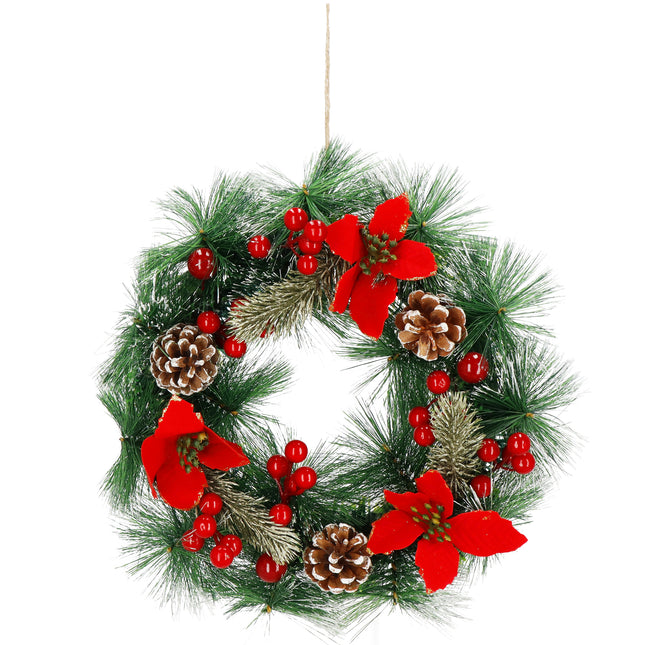 Kerstkrans | Kerst Decoratie | 35 cm