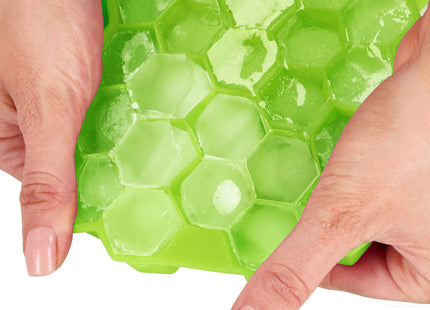 IJsblokjes vorm - Siliconen - Honinggraat - 37 Stuks - 20x12x2.5x CM