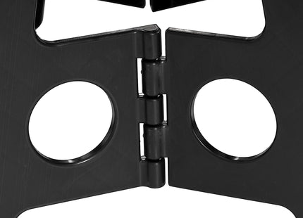 Vouwkruk - Inklapbaar - Platform - Multifunctioneel - Tot 150 Kg - 39 Cm - Zwart