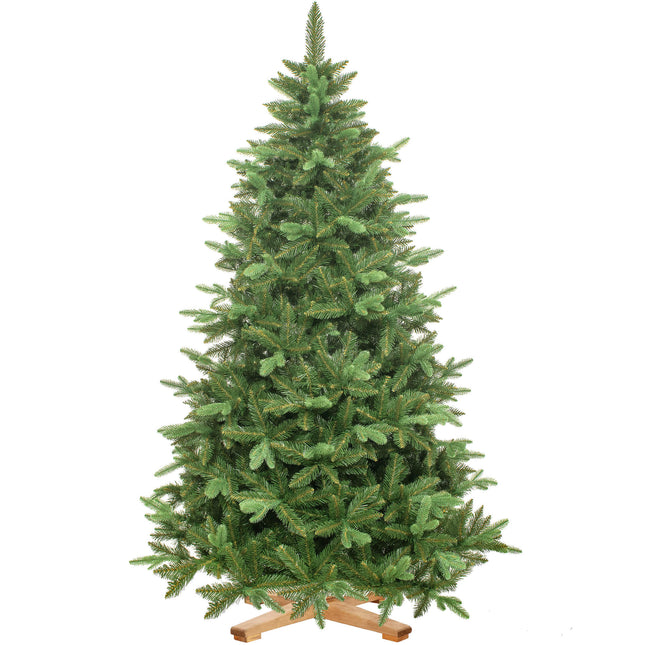 Kunstkerstboom | Premium Royal | Trees Siberisch Sparrenhout | 220 cm | Zonder Verlichting | Houten Standaard