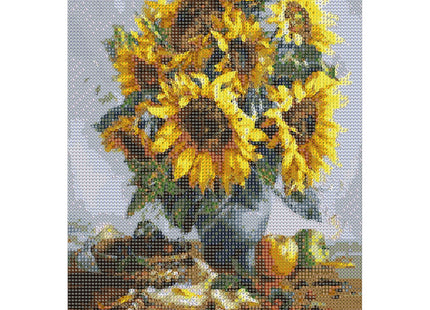 Diamond Painting - Volwassenen - zonnebloemen - 40 x 30 cm