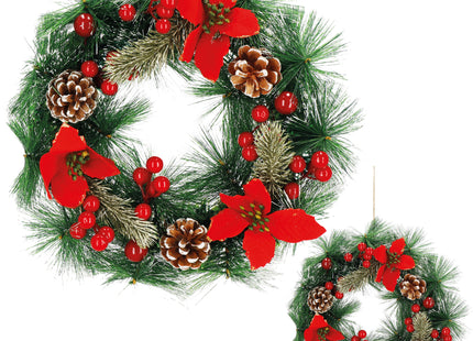 Kerstkrans | Kerst Decoratie | 35 cm