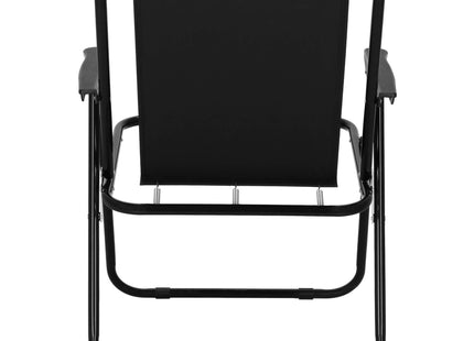 Campingstoel | Kampeerstoel | Vouwstoel | Visstoel | Inklapbaar | Zwart