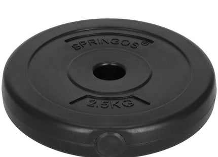 Halterschijf | 1 x 2.5 kg | Kunststof | Zwart