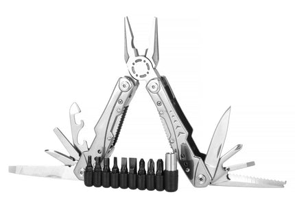 Multitool | Gereedschap | 11 Functies | Zilver/Zwart
