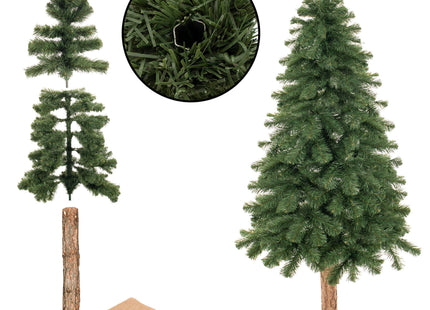 Kunstkerstboom Op Stam | PE - Sparrenhout | 180 cm | Zonder Verlichting