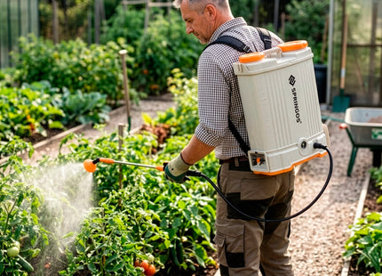 Drukspuit - Elektrische - Accu - Onkruidbestrijding - Regelbare Sproeikop - 16 Liter