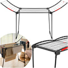 Droogrek - Wasrek - Droogtoren  - Inklapbaar - Draaibaar - Zwart - Staal - Kunststof