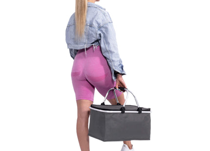 Koeltas | Koelbox | 47x28x23 cm | 30 Liter | Grijs