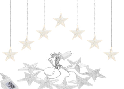 Kerstverlichting Sterrengordijn | Warm Wit | 2 m | 70 Led's