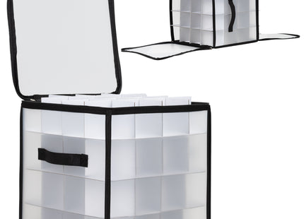 Opbergtas Voor Kerstballen | Polypropyleen | Transparant| 30x30x30 cm