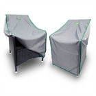 Stoelhoes -Stoel cover - Tuinset - Buitenstoelen - Weersbestendig - Outdoor Stoelhoes  - 58 x 60 x 80 Cm - Grijs