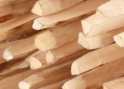 Schapenhek - Tuinhek - Hazelaarhout - 500x100 cm - Paalafstand - 7-9 cm - Bruin