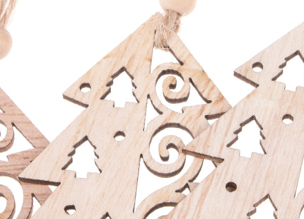Kersthanger | Kerstbomen| Kerstversiering | 7 cm | 6 Stuks