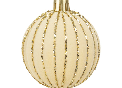 Kerstballen | 16 Stuks | 6 cm | Goud/Wit | 4 Patronen