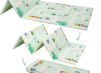 Speelmat | Speelmat Foam | Educatief | Inklapbaar | 200 x 180 cm | Mint