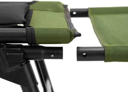 Campingstoel | Visstoel | Opvouwbaar | Groen | Staal | Polyester |  81 x 57 x 100 cm | 140 Kg