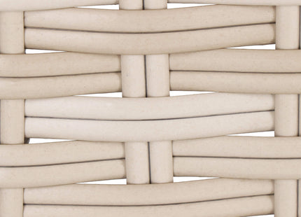Tuinset - 2 Delig - Stoelen - Tafel - Rotan - Beige