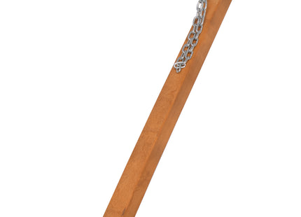 Hangmatstandaard |  Eenvoudige Montage | Weerbestendig | 300 x 100 cm | Hout/Zwart