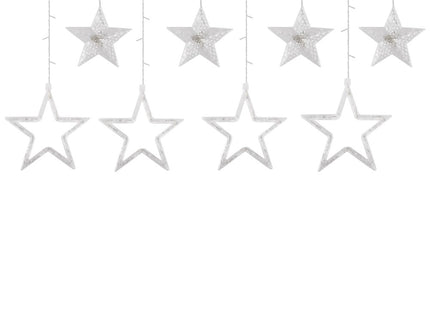Sterrengordijn | 2 m | 92 LED | Warm Wit