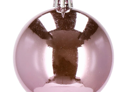 Kerstballen | 153 Stuks | Roze/Wit
