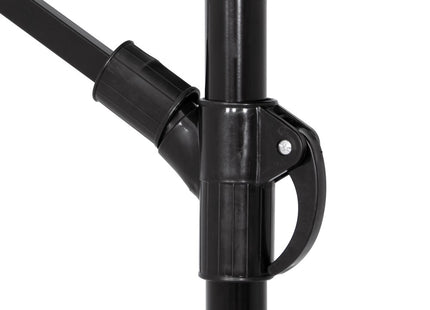 Zweef Parasol | Kantelbaar | Waterafstotend | Grafiet | Ø 350 CM