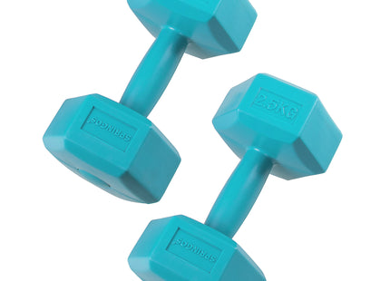Dumbbell Set - 2,5 KG - Blauw - Oefengewichten