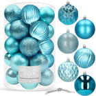 Kerstballen | 30 Stuks | 8 cm | Blauw