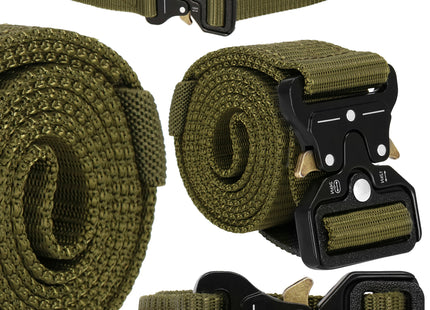 Heuptas - Riem - Militair - Buidel set - Polyester - Ritssluiting - Donkergroen