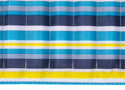 Strandmatras - Opvouwbaar - Kussen - Strepen - 180 X 60 CM - Kleurrijk