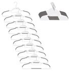 Kledinghangers | Kledinghanger | 20 Stuks | Anti-slip | Grijs/Wit