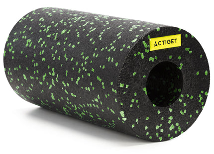 Foamroller | Foam Roller | Medium Hardheid | 29,5 cm | Zwart/Groen