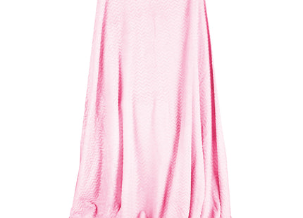 Plaid | Sprei | Bankdeken | Deken | 70 x 160 cm | Pluche | Roze