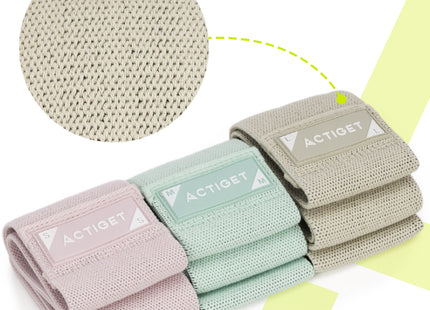 Weerstand Band Set | Weerstandselastieken | Weerstands Set | Fitness Elastiek | Multicolor | 3 Stuks | 3-31 KG