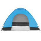 Koepeltent | Toeristentent | Kampeertent | Tent | Waterdicht | 2 Persoons | Grijs / Zwart / Blauw | 150 x 200 x 110 cm