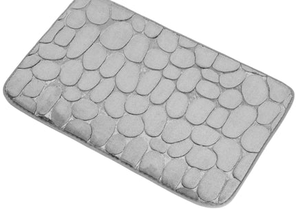 Badkamermat - Antislip - Sneldrogend - Grijs - 60 x 40 cm