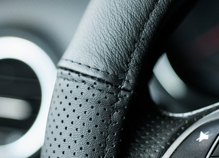Carpassion Stuurhoes - Steering Cover - Leer - Ø 42-44 CM