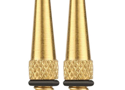 Verloopnippels Fietspomp | Fietspomp | 36 Stuks | Universeel | Goud/Zwart