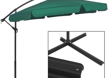 Parasol | Parasols | Kantelbaar | Met Ventilatie | Groen | 350 cm