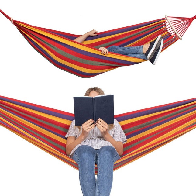 Hangmat | Extra Stevig | Meerkleurig | 200 x 150 cm