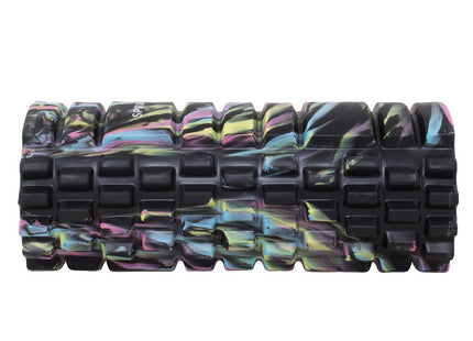 Foam Roller | Massage Roller | Trigger Point Massage | Fitness | Medium Hardheid | 33 cm | Zwart/Blauw/Roze/Geel