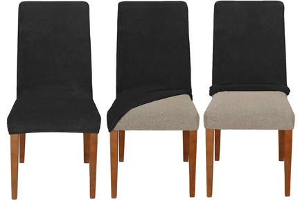 Stoelhoes - Voor Eetkamerstoelen - Met Stretch - Zwart