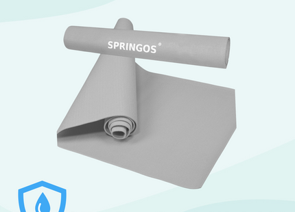 Yoga Mat | 61 x 183 x 1 cm | Grijs