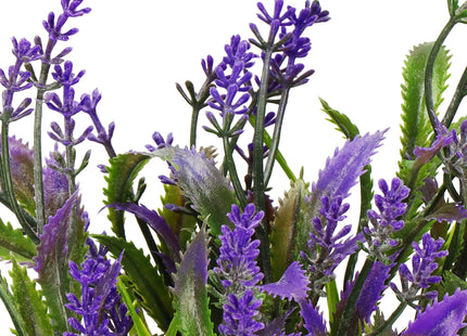 Kunstbladeren - Lavendel - Boeket - 5 Takken - Paars - 35 cm