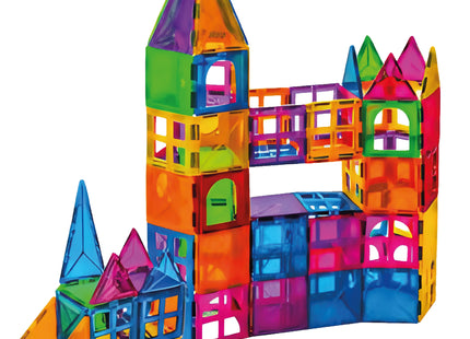Springos® Magnetisch speelgoed - Speelgoed Kasteel - 60 Stuks - Montessori speelgoed - Speelgoed kinderen