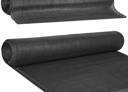 Zichtbreeknet | Zichtdoek | Privacynet | Schaduwdoek | Rol 1, x 25 m | 63 % Schaduw | 65g/m² | Antraciet